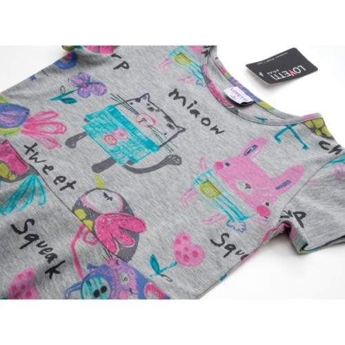 Плаття дитяче Lovetti трикотажне (5911-39-9-12-134G-fuchia)