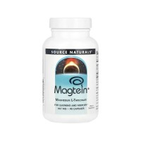 Мінерали Source Naturals Магній L-треонат, Magtein, Magnesium L-Threonate, 90 капсул (SNS-02485)
