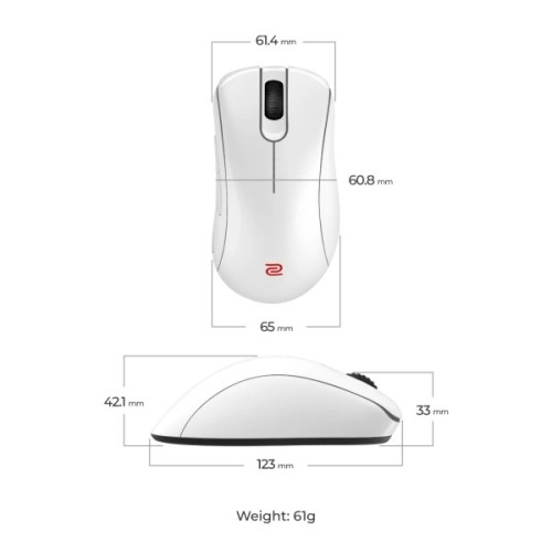Мишка Zowie EC2-DW Wireless White (9H.N4VBE.A3E)