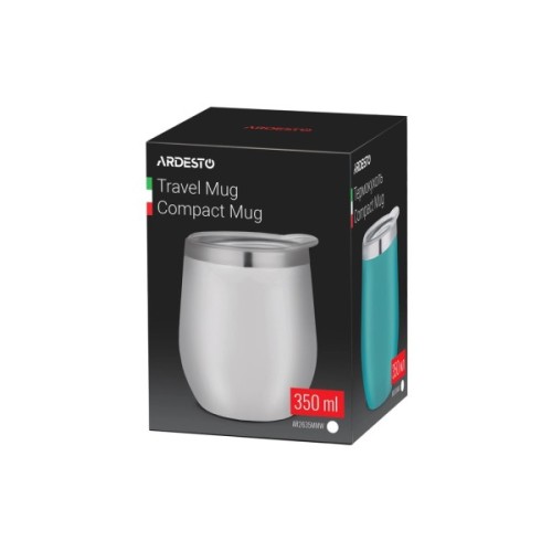 Термокружка Ardesto Compact Mug 350 мл White (AR2635MMW)