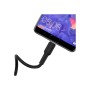Дата кабель USB 2.0 AM to USB-C 1.0m 3A silicone BX30 black BOROFONE (6931474706928)