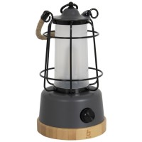 Ліхтар Bo-Camp Harlington Rechargable Dimming 370 Lumen Bamboo-Grey (5818921) (DAS303872)