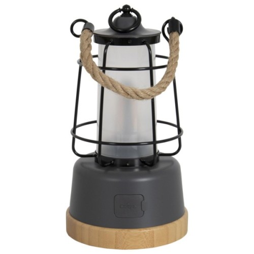 Ліхтар Bo-Camp Harlington Rechargable Dimming 370 Lumen Bamboo-Grey (5818921) (DAS303872)