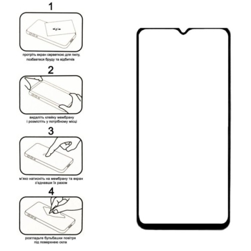 Скло захисне XoKo Full Cover Ultra-Thin 0.25mm Xiaomi Redmi Note 15 4G Black (XK-FCU-XM-N15)