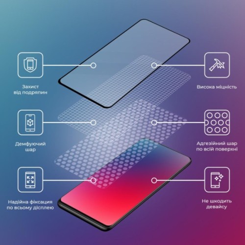 Скло захисне XoKo Full Cover Ultra-Thin 0.25mm Xiaomi Redmi Note 15 4G Black (XK-FCU-XM-N15)