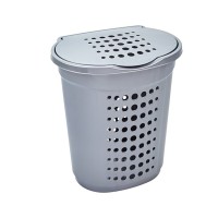 Кошик для білизни Алеана Овальний Сірий 60 л (алн 122053/сірий)
