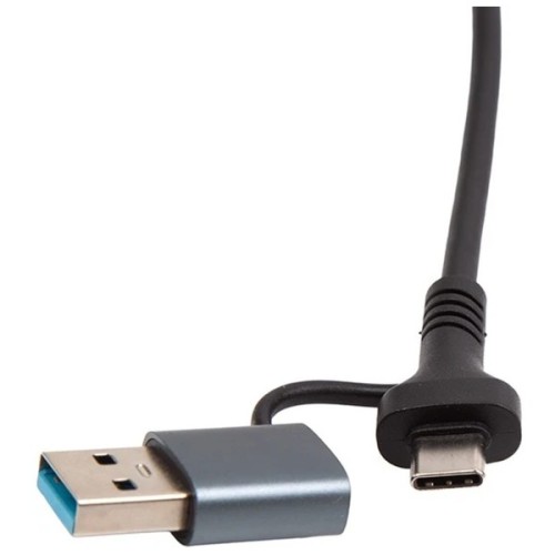 Перехідник PowerPlant USB-C to RJ45 Ethernet 1000Mbps (CA917266)