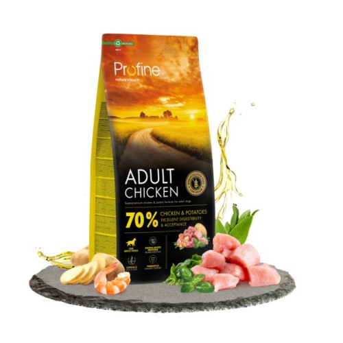 Сухий корм для собак Profine Chicken and Potatoes для дорослих собак всіх порід 12 кг (8595602570010)