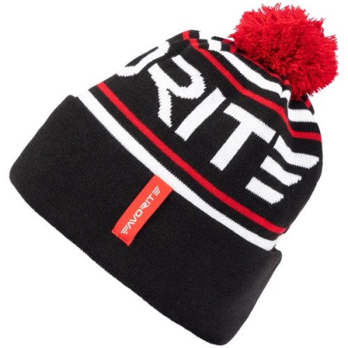 Шапка Favorite Pompon Hat 56 Black White Logo (1693.08.85)