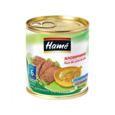 Дитяче пюре Hame м`ясне яловичина, 100 г (8595139726140)