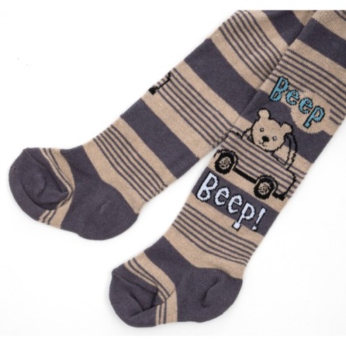 Колготки дитячі BNM з ведмедиком (M0C0301-1340-68B-brown)
