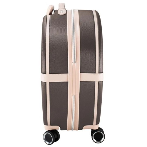 Валіза Semi Line 24" (M) Brown/Pink Cream (T5673-3) (DAS302679)