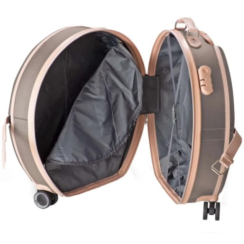 Валіза Semi Line 24" (M) Brown/Pink Cream (T5673-3) (DAS302679)