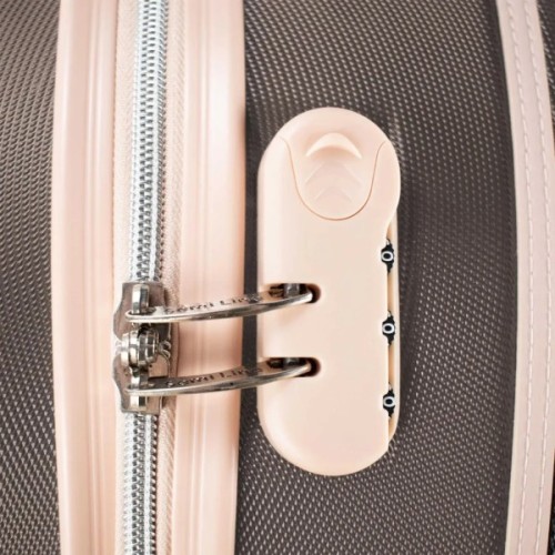 Валіза Semi Line 24" (M) Brown/Pink Cream (T5673-3) (DAS302679)