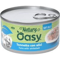 Консерви для котів OASY Wet Natury з тунцем та мальком 85 г (8054329513019)