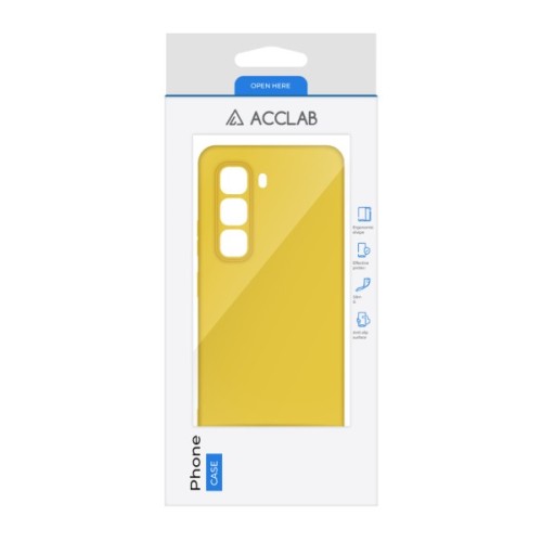 Чохол до мобільного телефона ACCLAB Silicone Infinix Hot 50 Pro Yellow (1283126616556)