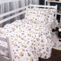 Постільна білизна MirSon 014 Lion Фланель 2 x 160 x 220 Сімейний Євро (2200009655111)