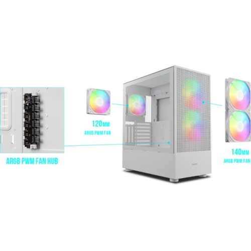 Корпус для ПК Gamdias TALOS M3 MESH WH (4711514500905)