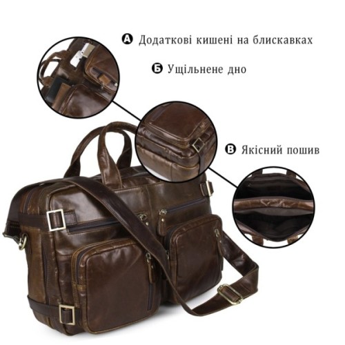 Сумка Vintage Коричнева (14074)