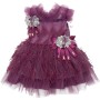 Плаття дитяче Tivido святковий з прикрасами (2136-92G-violet)
