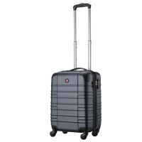 Валіза Wenger Amplar, мала, пластик, 4 колеса, синя (653144)