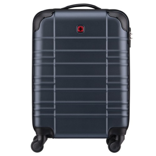 Валіза Wenger Amplar, мала, пластик, 4 колеса, синя (653144)