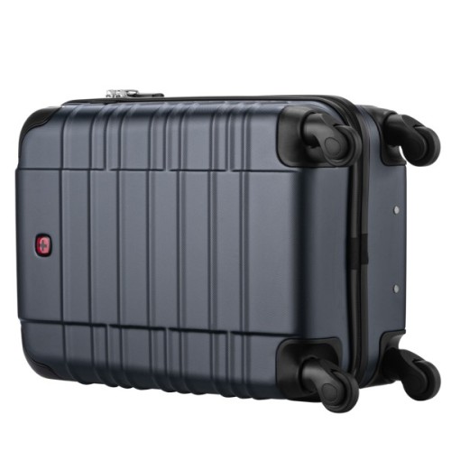 Валіза Wenger Amplar, мала, пластик, 4 колеса, синя (653144)