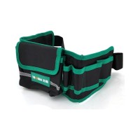 Сумка для інструмента Voltronic на пояс TUOSEN, 8 кишеньок, чорно-зелена (YT-TBT8)