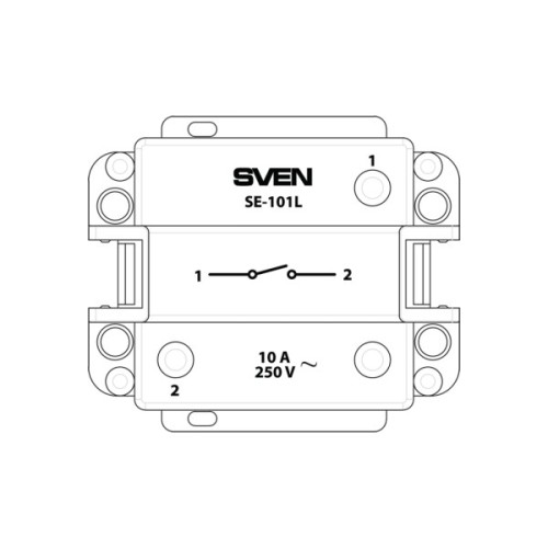 Вимикач Sven SE-101L ivory (7100072)
