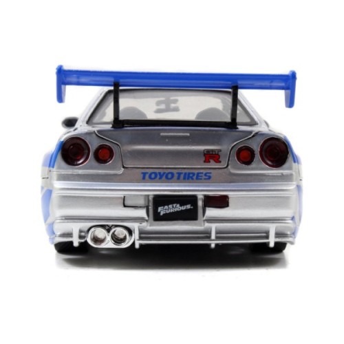 Масштабна модель автомобіля Jada Форсаж Ніссан Скайлайн GT-R 2002 (9397158314R00)