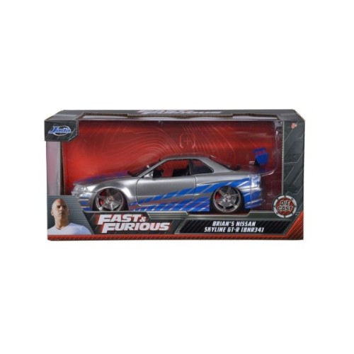 Масштабна модель автомобіля Jada Форсаж Ніссан Скайлайн GT-R 2002 (9397158314R00)