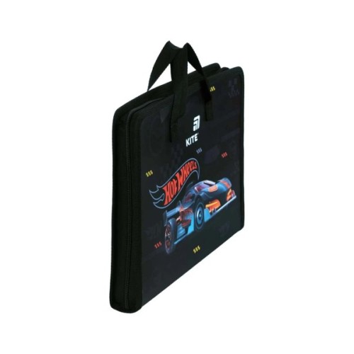 Папка - портфель Kite на блискавці A4 Hot Wheels, 1 відділення (HW26-202)