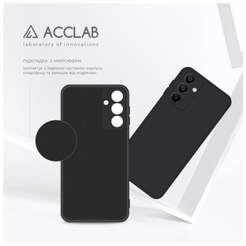 Чохол до мобільного телефона ACCLAB SoftShell Samsung Galaxy A15 Black (1283126586842)