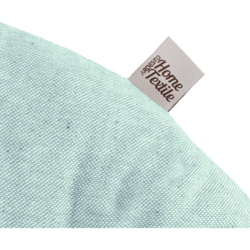 Подушка на стілець Ardesto Oliver, кругла 40 см, 100% бавовна, нап-ч: 50% холоф, 50% пп, бірюза (ART03OT)