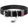 Нашийник для тварин WAUDOG Classic шкіряний 12 мм х 21-29 см чорний (02021)