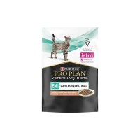 Вологий корм для кішок Purina Pro Plan Veterinary Diets EN з хворобами шлунково-кишкового тракту. З лососем 10x85г (7613035983359)