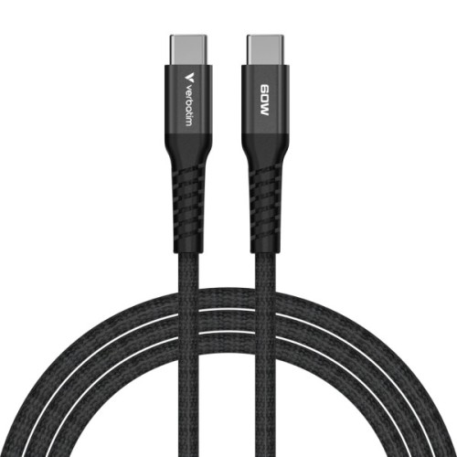 Дата кабель USB-C to USB-C 1.2m Magnetic 60W black Verbatim (31859)