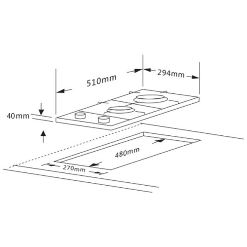 Варочна поверхня Interline HGG 734 FGT BA