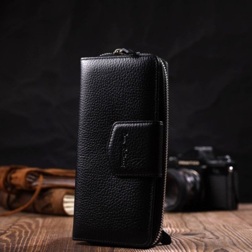 Гаманець Tony Bellucci З блоком для карт та документів Чорний (21955)