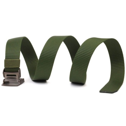 Ремінь Vintage З металевою пряжкою з текстилю Зелений (20595)