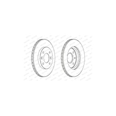 Гальмівний диск FERODO DDF158
