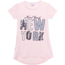 Футболка дитяча Breeze "NEW YORK" (1281-140G-peach)