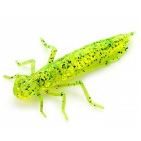 Силікон рибальський FishUP Dragonfly 1.2" 026 - Flo Chartreuse/Green (10шт/уп) (1864.04.79)
