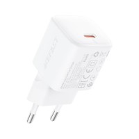 Зарядний пристрій Acefast A118 USB-C PD30W GaN white (6974316285366)