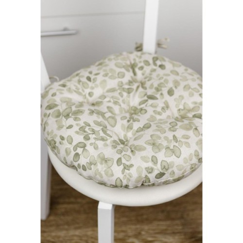 Подушка на стілець Прованс Dх40 Тереза листочки (034533)