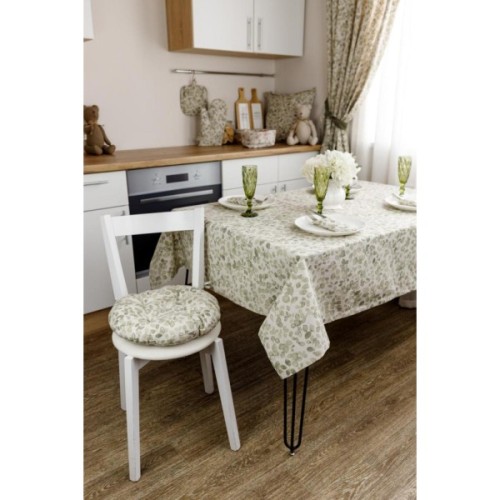 Подушка на стілець Прованс Dх40 Тереза листочки (034533)