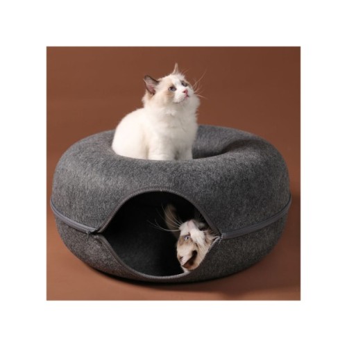 Лежак для тварин Me&Pet Інтерактивний тунель L Сірий (NMP05-02)