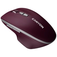 Мишка Canyon MW-21 Wireless Blue LED Burgundy (CNS-CMSW21BR)