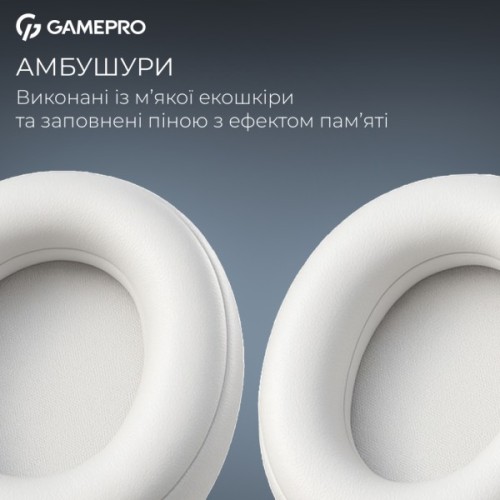 Навушники GamePro Asgard Freya Pro Wireless White/Blue (HSW201WB)