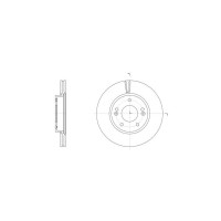 Гальмівний диск REMSA 61507.10